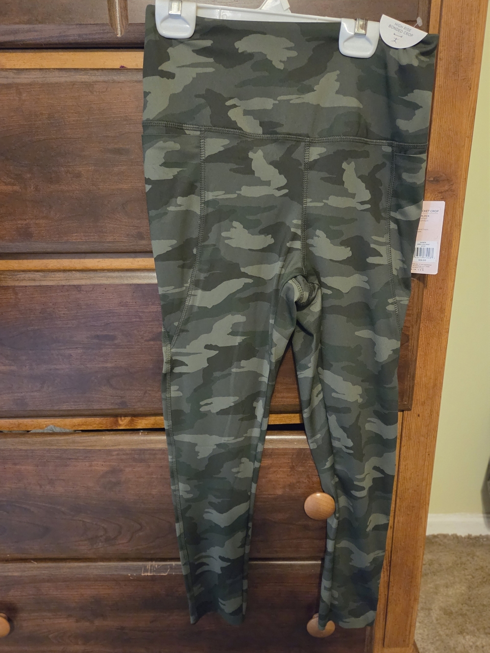 Danskin Women's Olive Green Camo Leggings